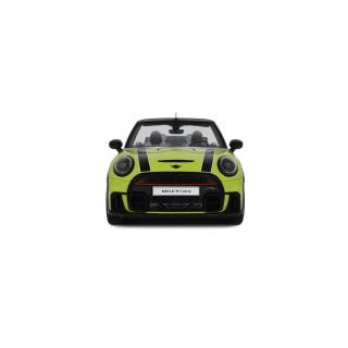 MINI JCW CABRIO ZESTY YELLOW C5H 2021 OttO mobile 1:18 Resinemodell (Türen, Motorhaube... nicht zu öffnen!)